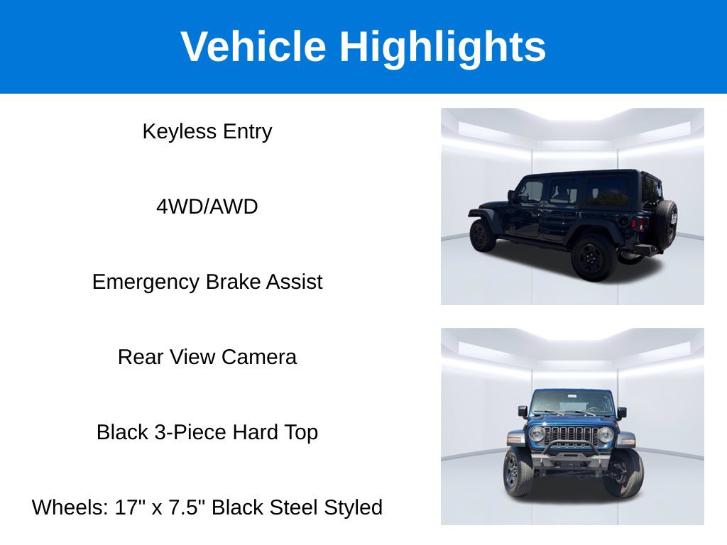 Used 2025 Jeep Wrangler Unlimited Sport AWD/4WD image 2