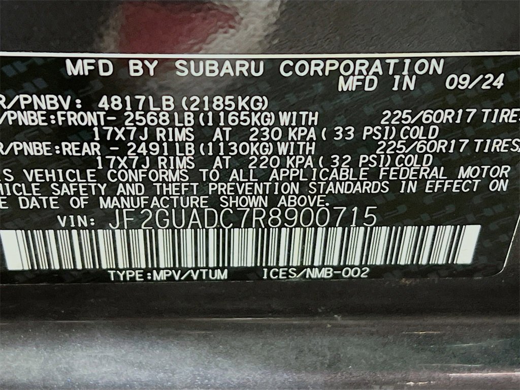 Certified 2024 Subaru Crosstrek 2.0i Premium image 28
