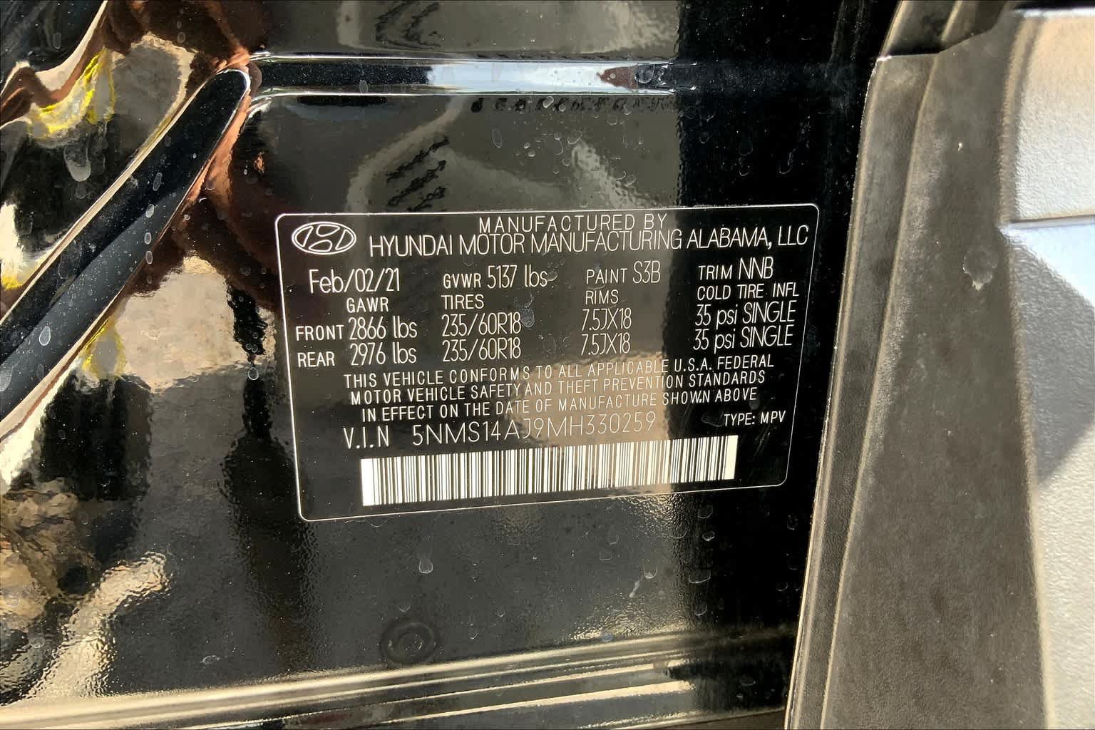 Used 2021 Hyundai Santa Fe SE FWD image 32