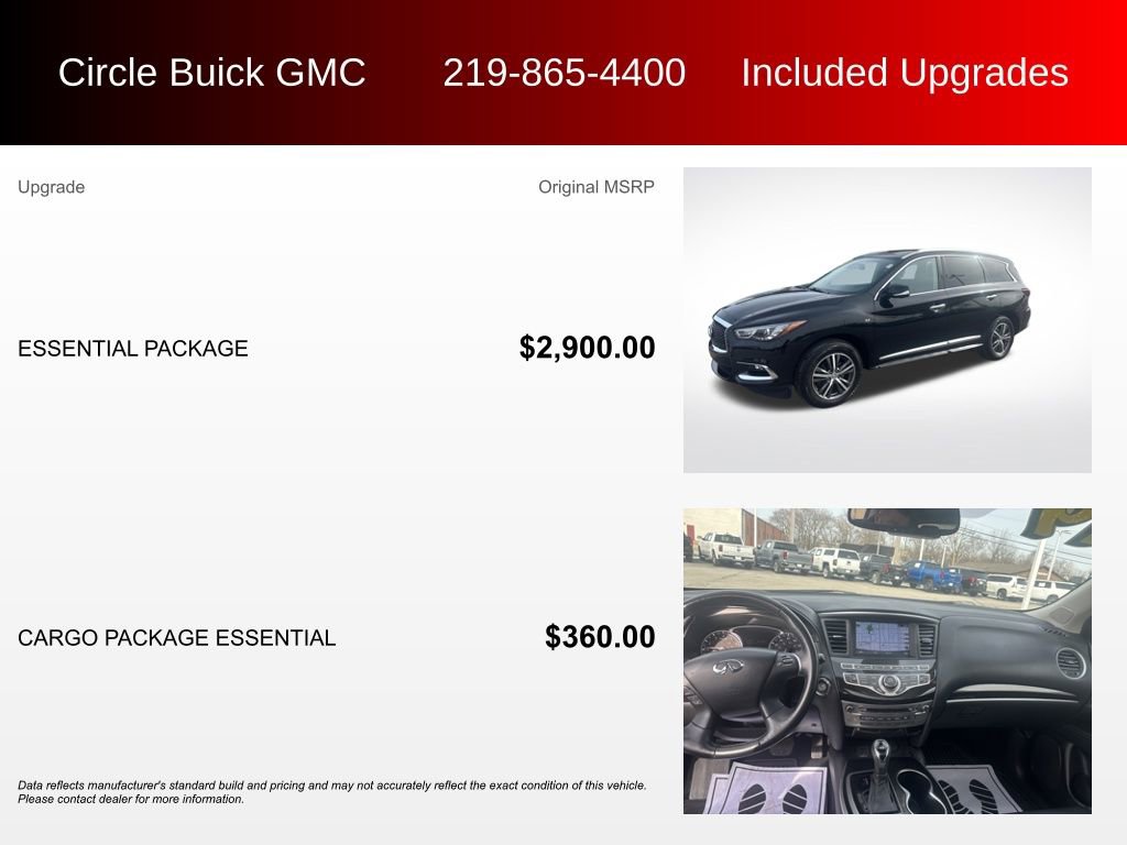 Used 2019 INFINITI QX60 Luxe w/ Essential Package image 3