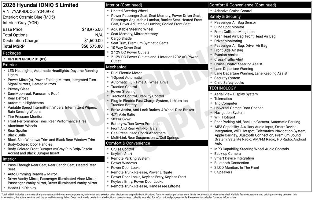 Used 2026 Hyundai Ioniq 5 Limited AWD/4WD image 34