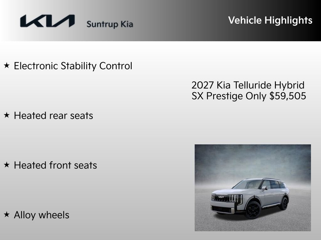 New 2027 Kia Telluride X-Line SX Prestige image 15