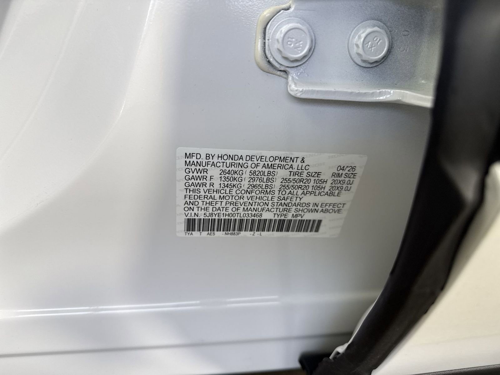 New 2026 Acura MDX A-Spec AWD/4WD image 36
