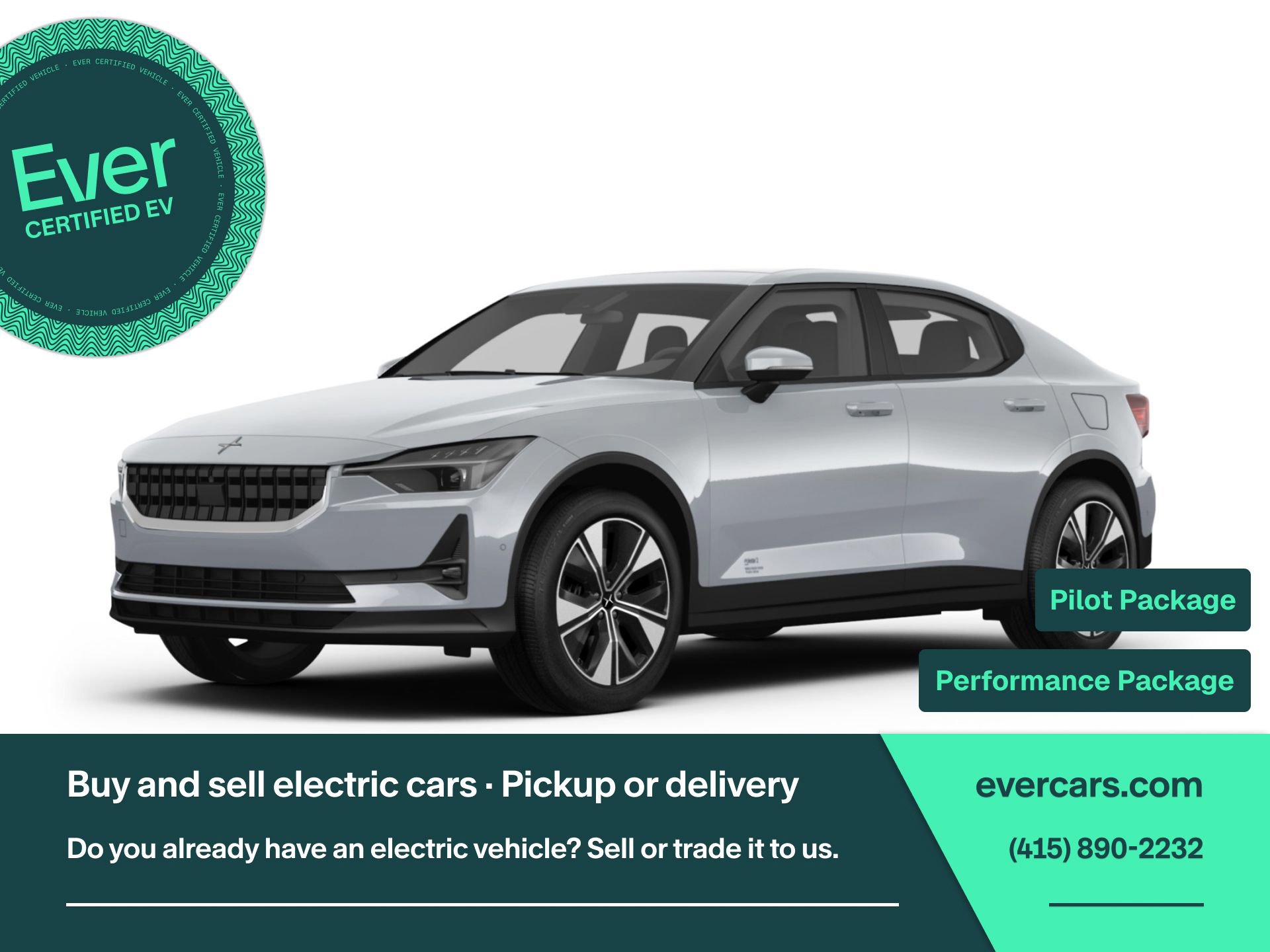 Used 2023 Polestar Polestar 2 w/ Pilot Pack AWD/4WD image 1