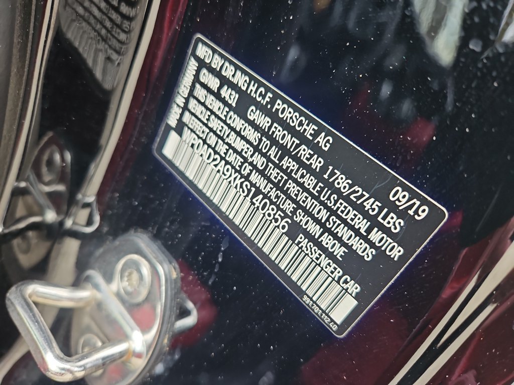 Certified 2019 Porsche 911 Turbo AWD/4WD image 14