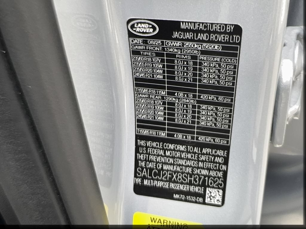 Used 2025 Land Rover Discovery Sport S AWD/4WD image 56