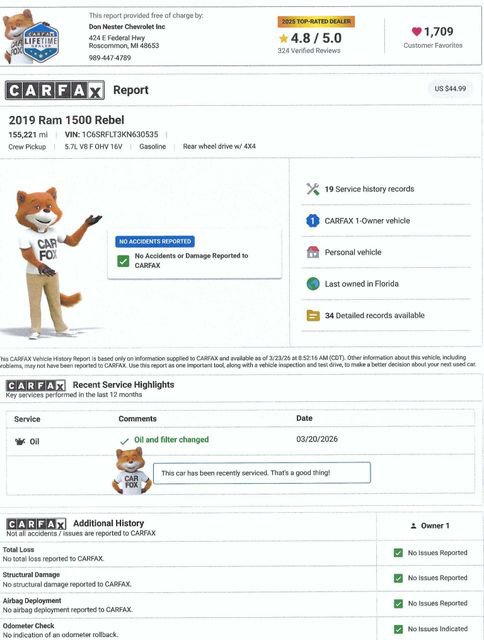 Used 2019 RAM 1500 Rebel w/ Rebel Level 2 Equipment Group AWD/4WD image 5