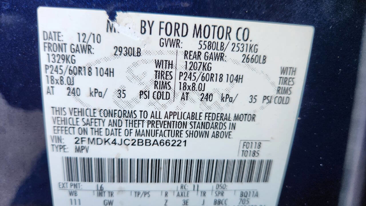 Used 2011 Ford Edge SEL w/ 202A Rapid Spec Order Code image 43