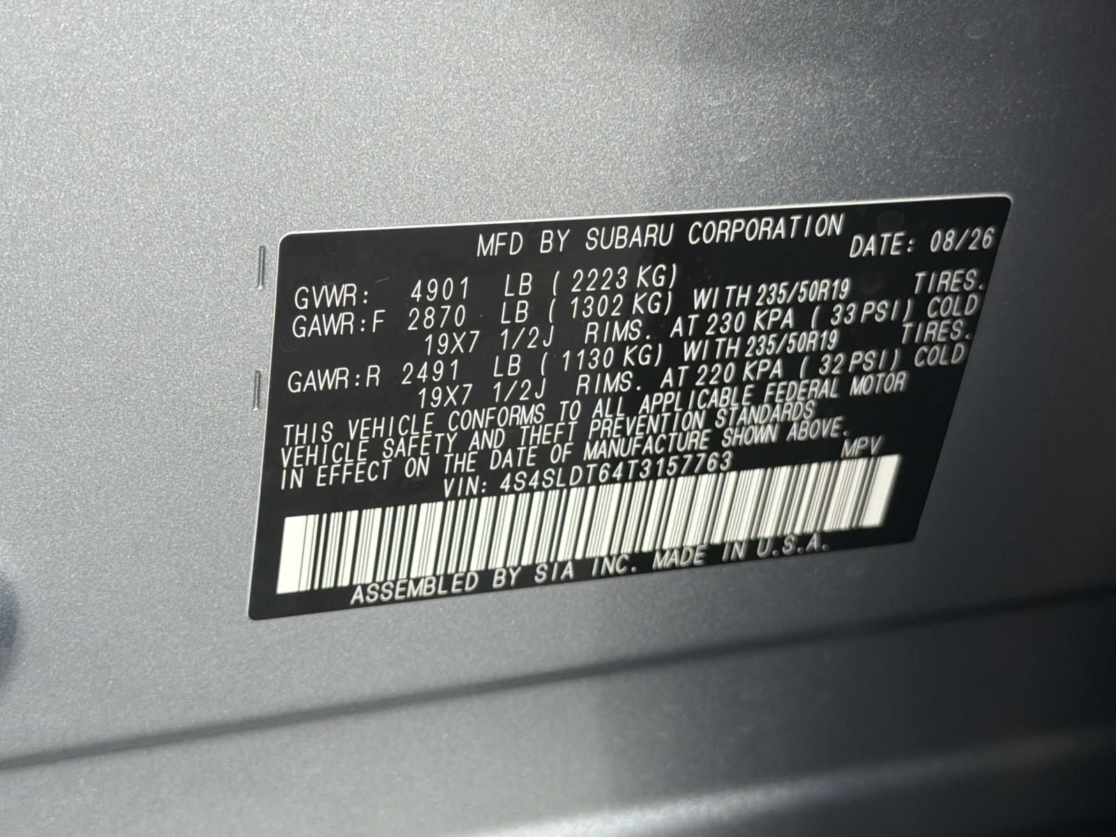 New 2026 Subaru Forester Touring AWD/4WD image 26
