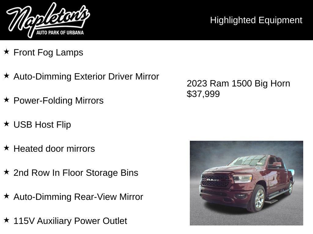 Used 2023 RAM 1500 Big Horn AWD/4WD image 9