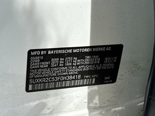 Used 2015 BMW X5 sDrive35i RWD image 35