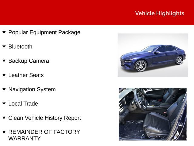 Used 2022 Genesis G70 3.3T RWD image 9