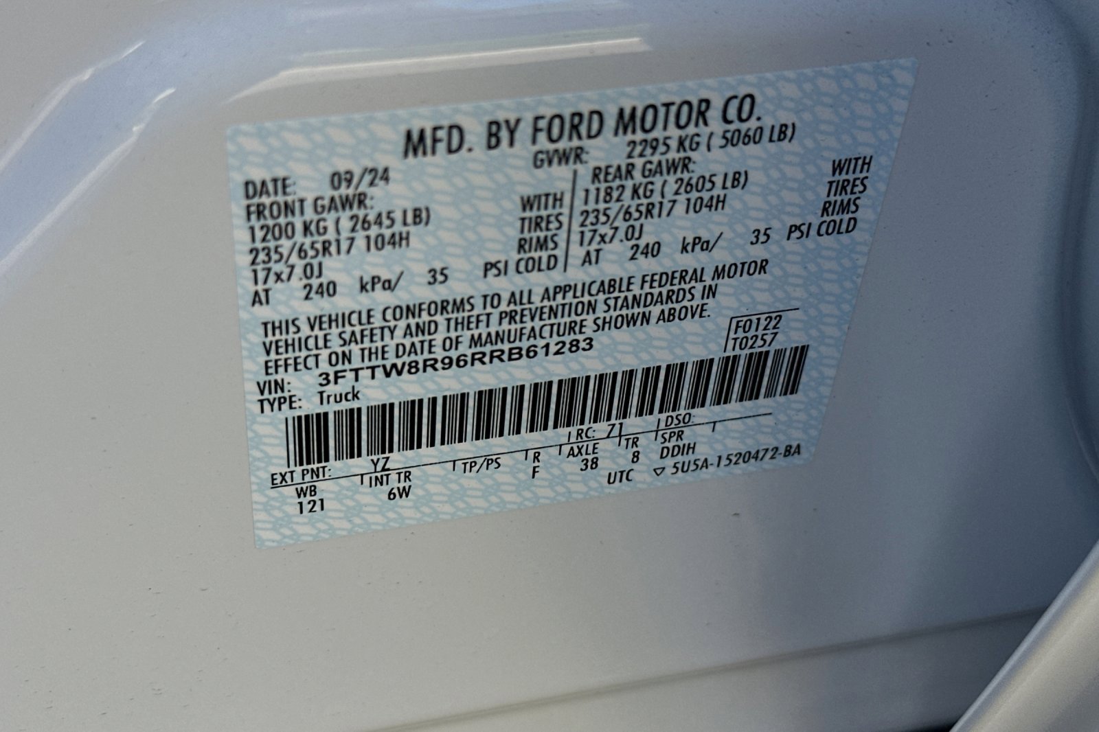 New 2024 Ford Maverick Tremor w/ Tremor Off-Road Package image 28