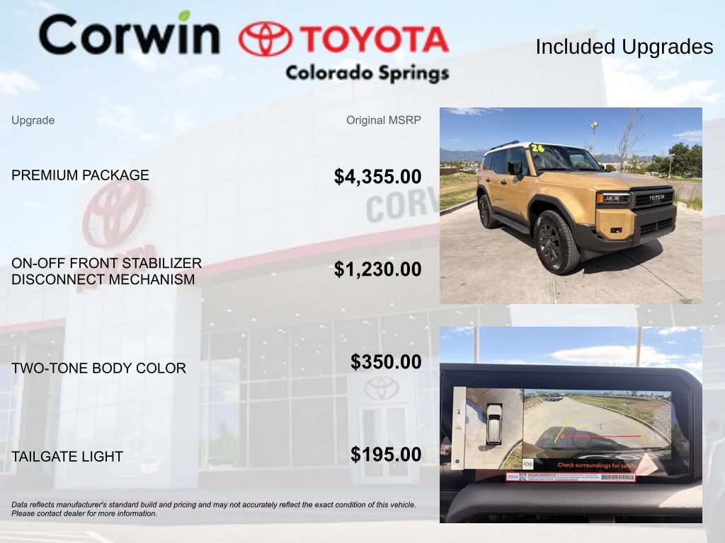 Used 2026 Toyota Land Cruiser w/ Premium Package AWD/4WD image 4