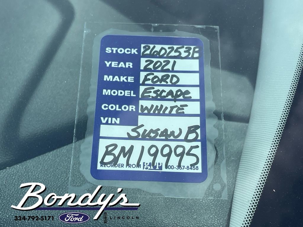 Used 2021 Ford Escape SE w/ Convenience Package image 21