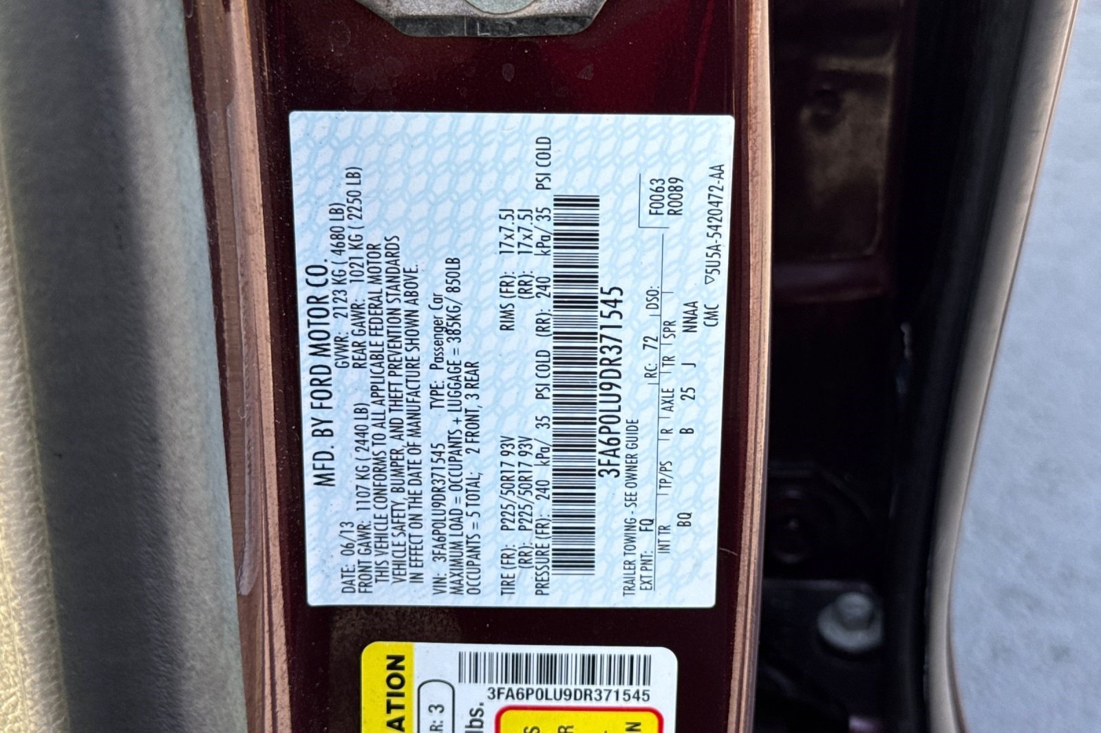 Used 2013 Ford Fusion SE FWD image 40