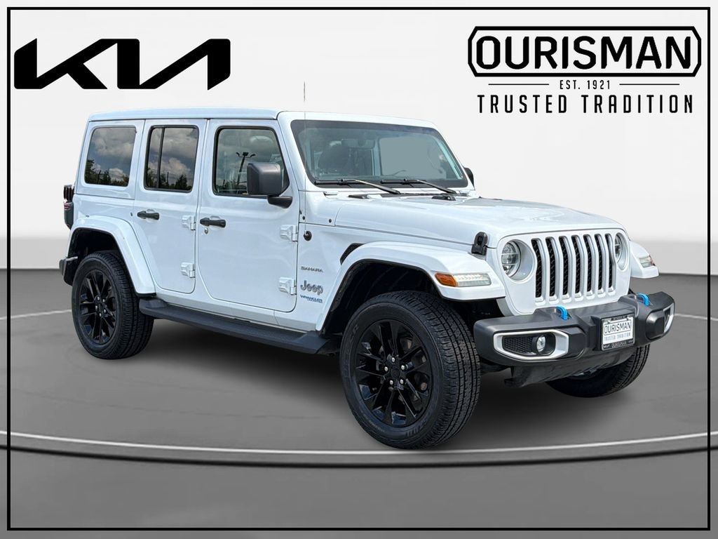 Used 2022 Jeep Wrangler Unlimited Sahara w/ Safety Group AWD/4WD image 1