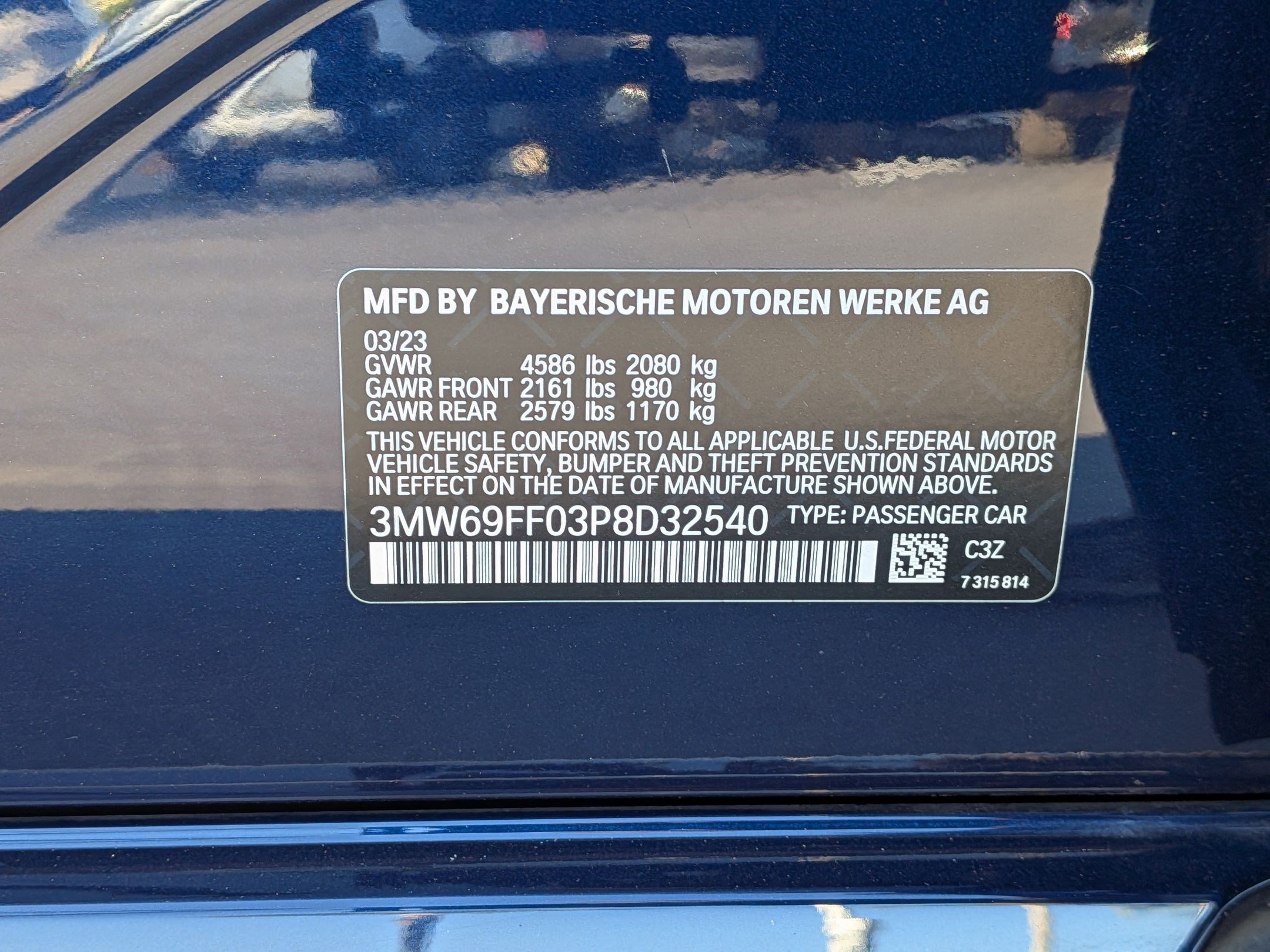 Certified 2023 BMW 330i 330i w/ M Sport Package image 33