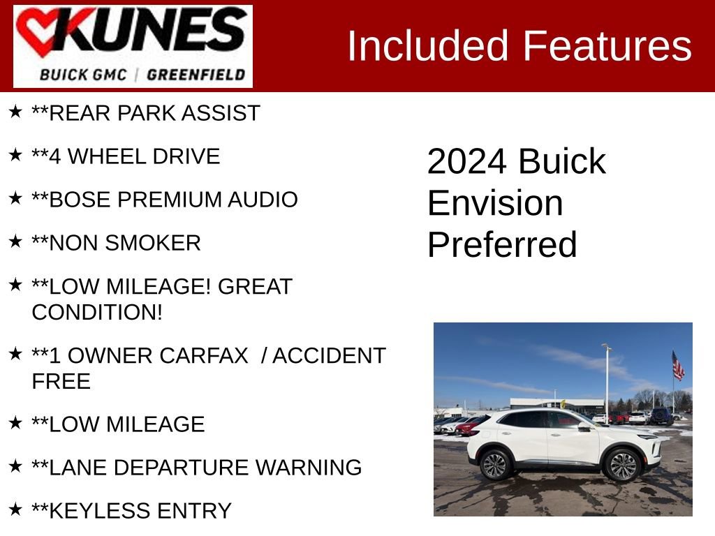 Used 2024 Buick Envision Preferred image 3