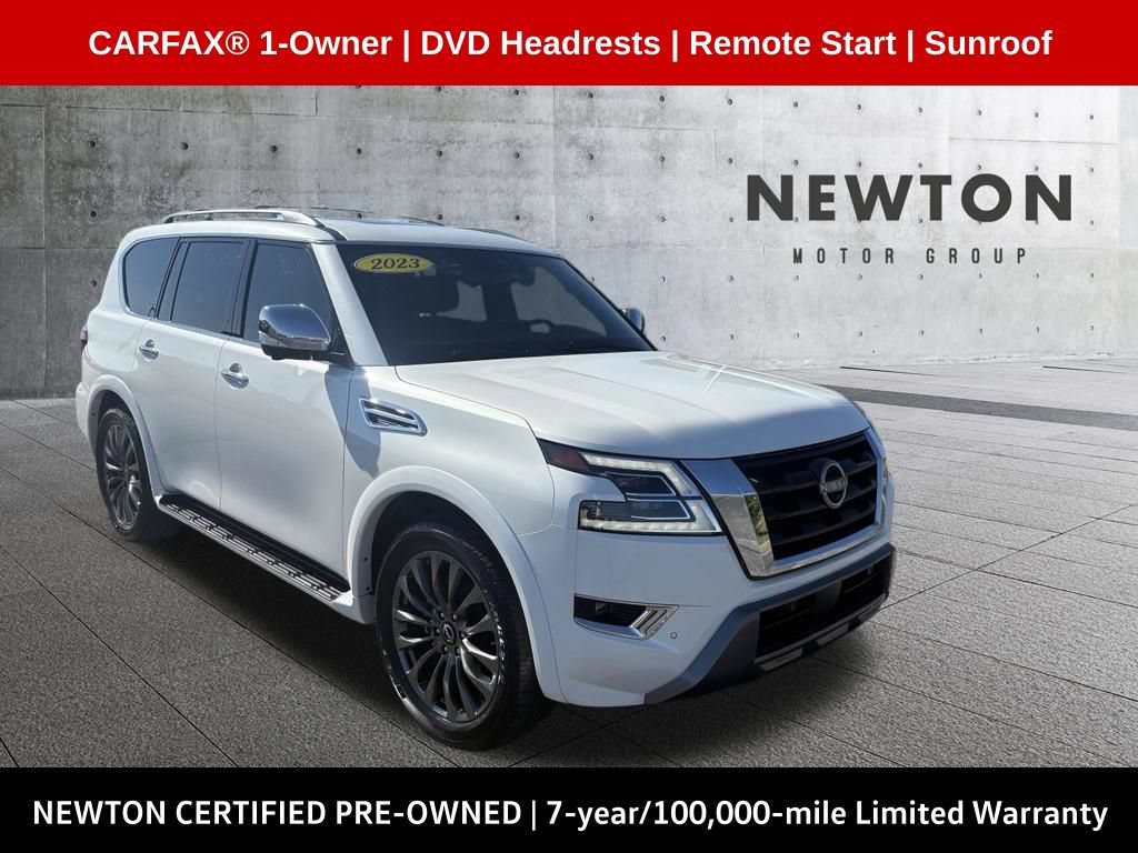 Used 2023 Nissan Armada Platinum w/ Captain's Chairs Package