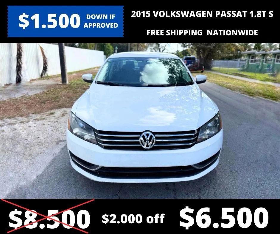 Used 2015 Volkswagen Passat 1.8T S image 2