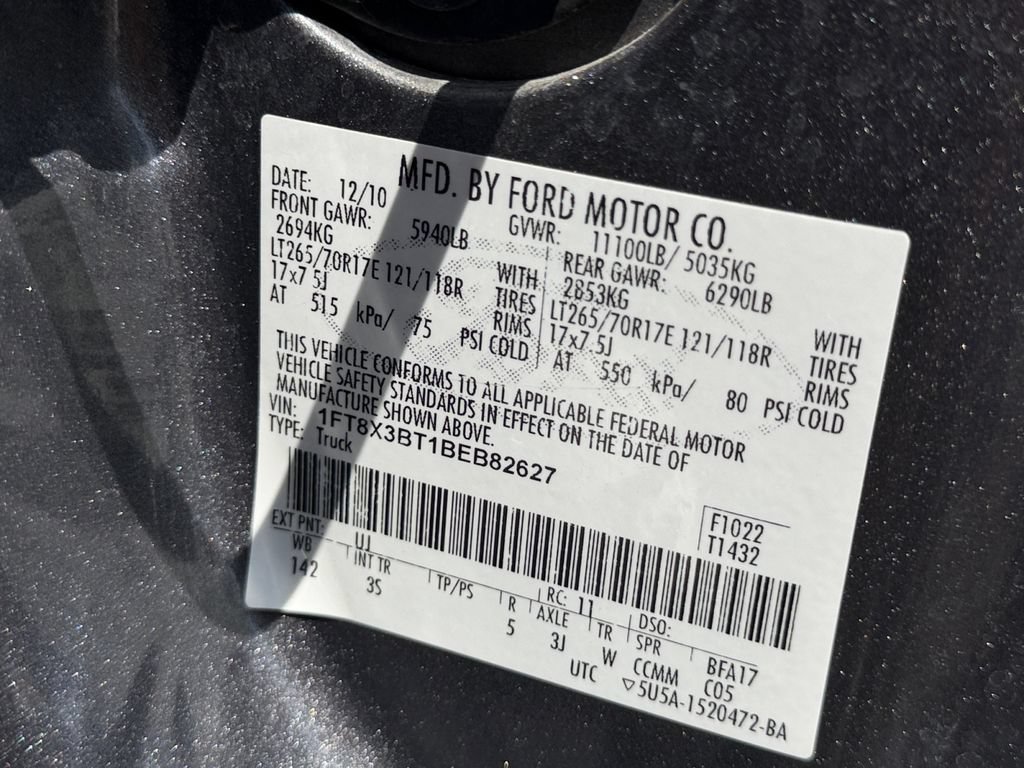 Used 2011 Ford F350 XLT w/ Snow Plow Prep Pkg AWD/4WD image 37