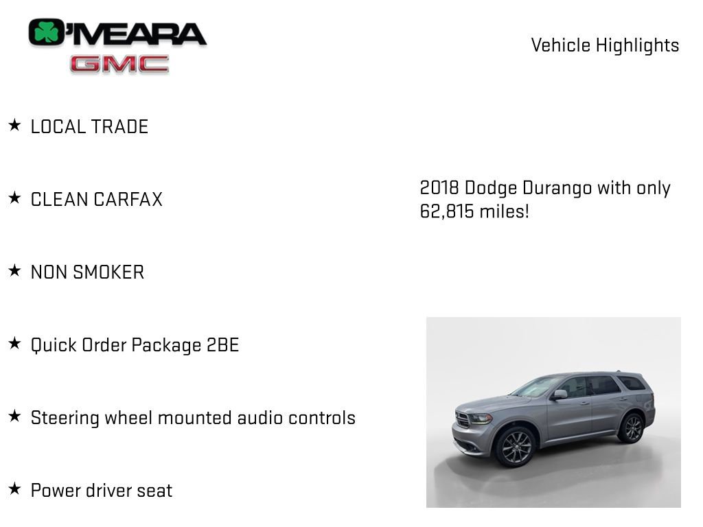 Used 2018 Dodge Durango GT AWD/4WD image 8