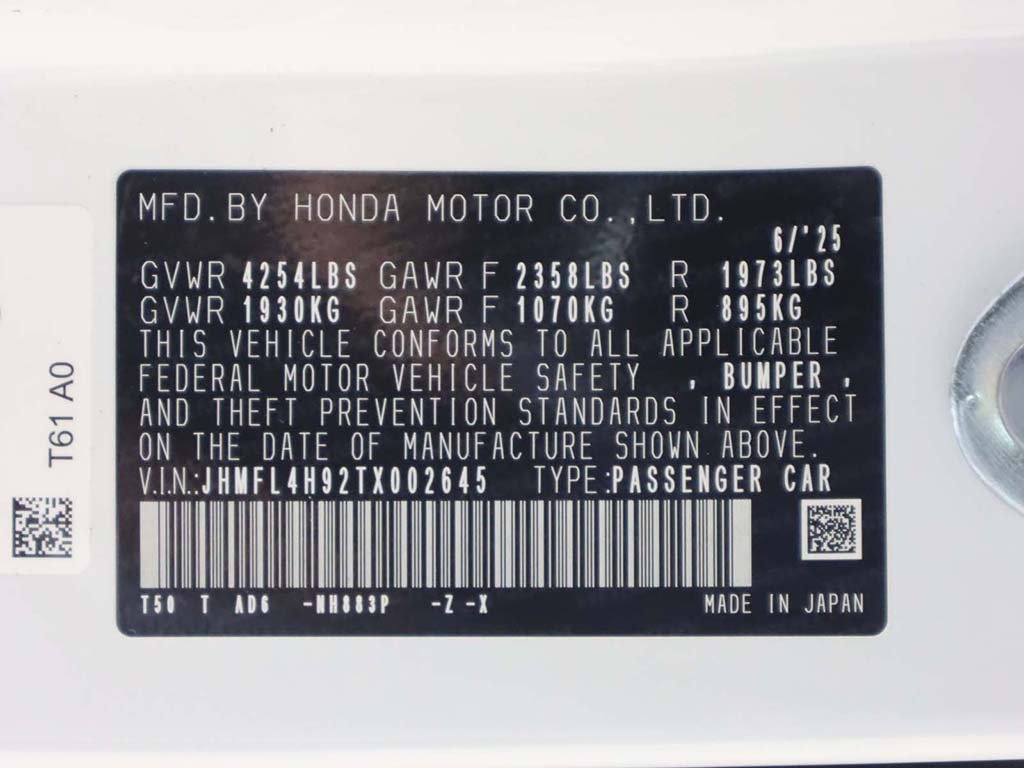 New 2026 Honda Civic Sport Touring image 27