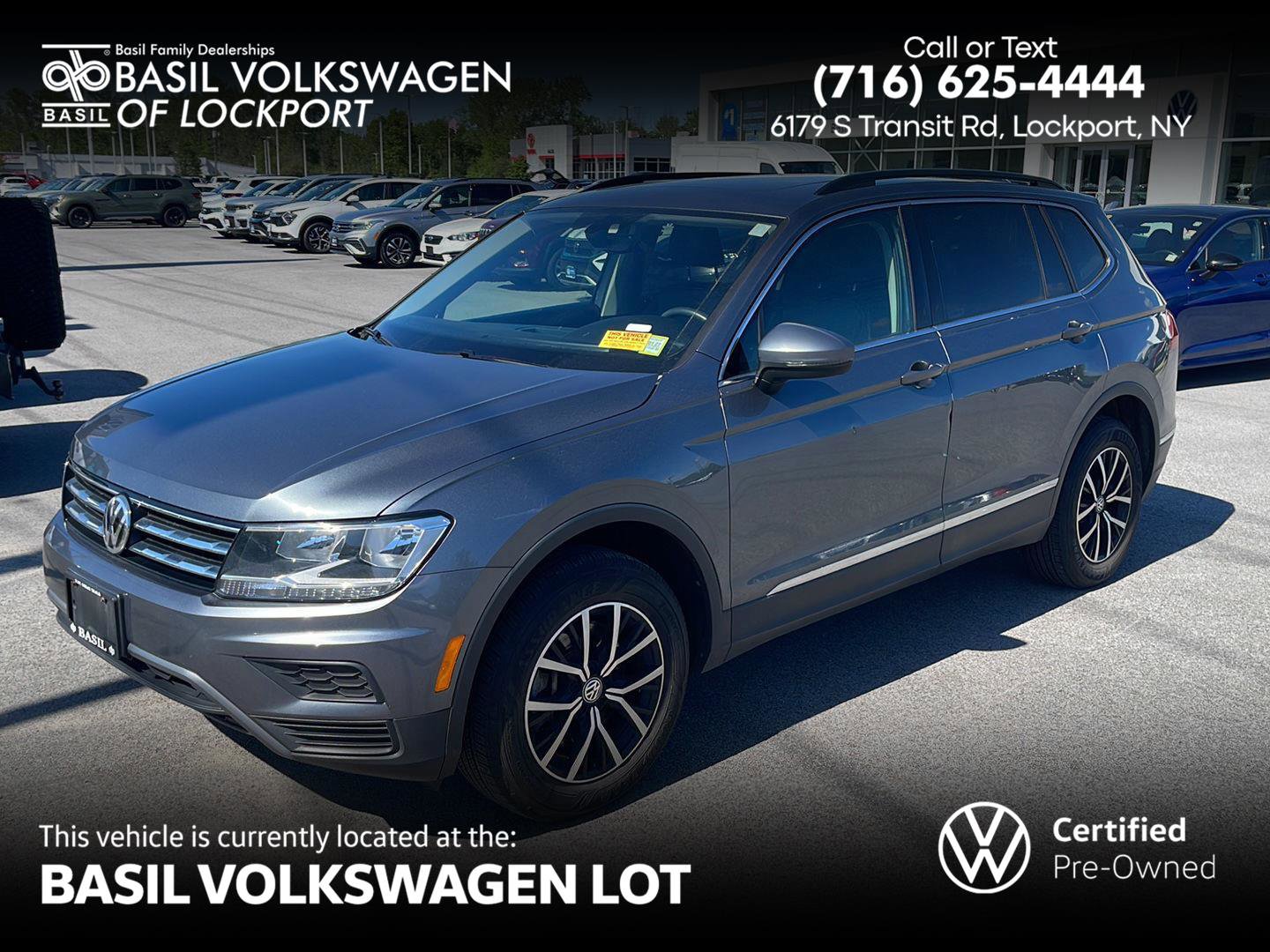 Used 2021 Volkswagen Tiguan SE w/ Panoramic Sunroof Package