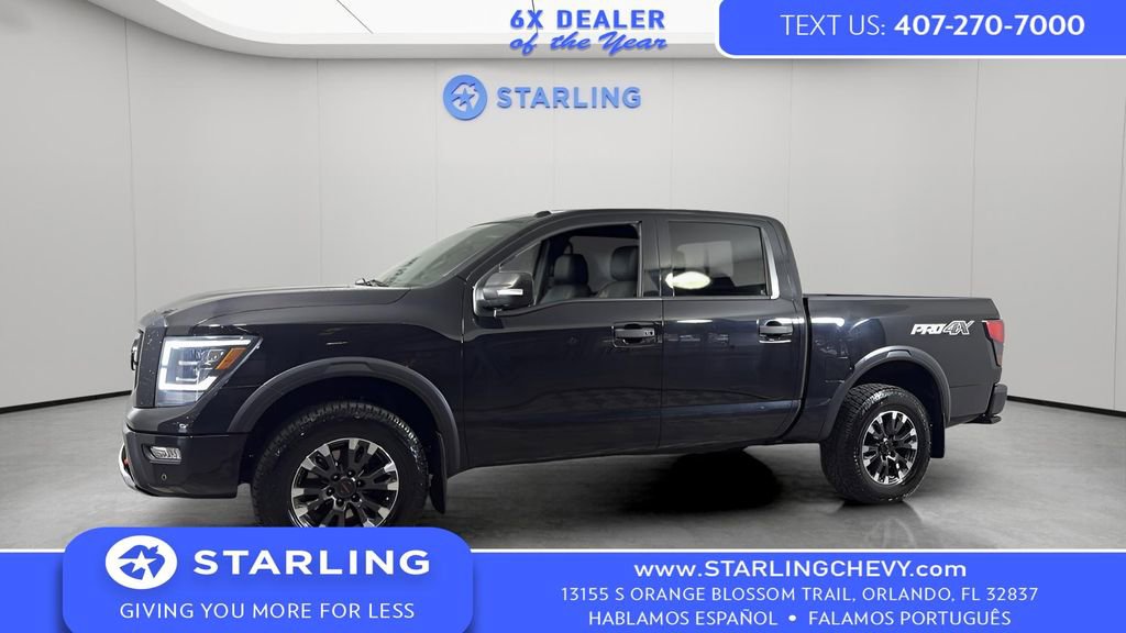 Used 2021 Nissan Titan PRO-4X w/ Pro-4x Convenience Package AWD/4WD image 2