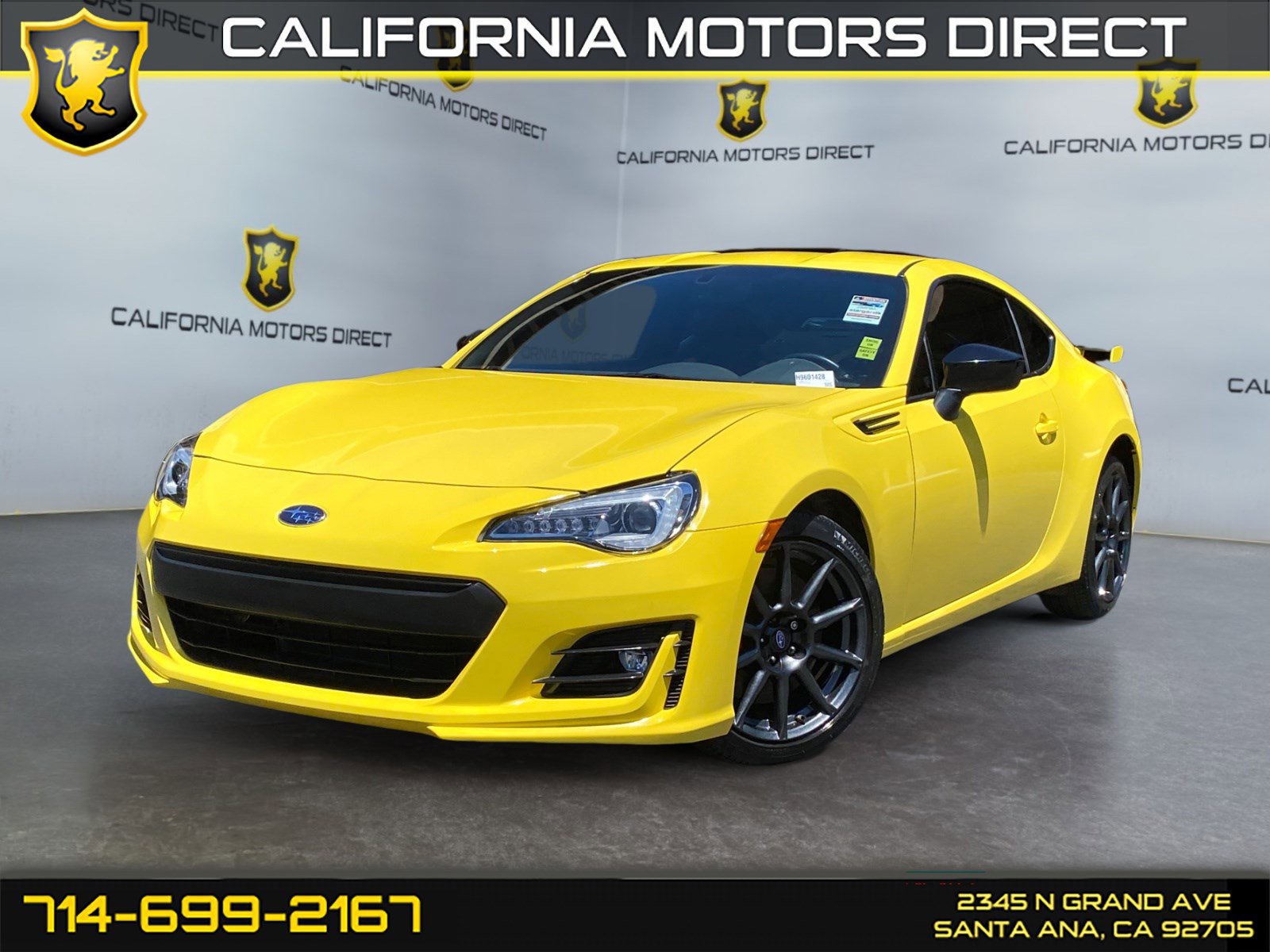 Used 2017 Subaru BRZ Series.Yellow