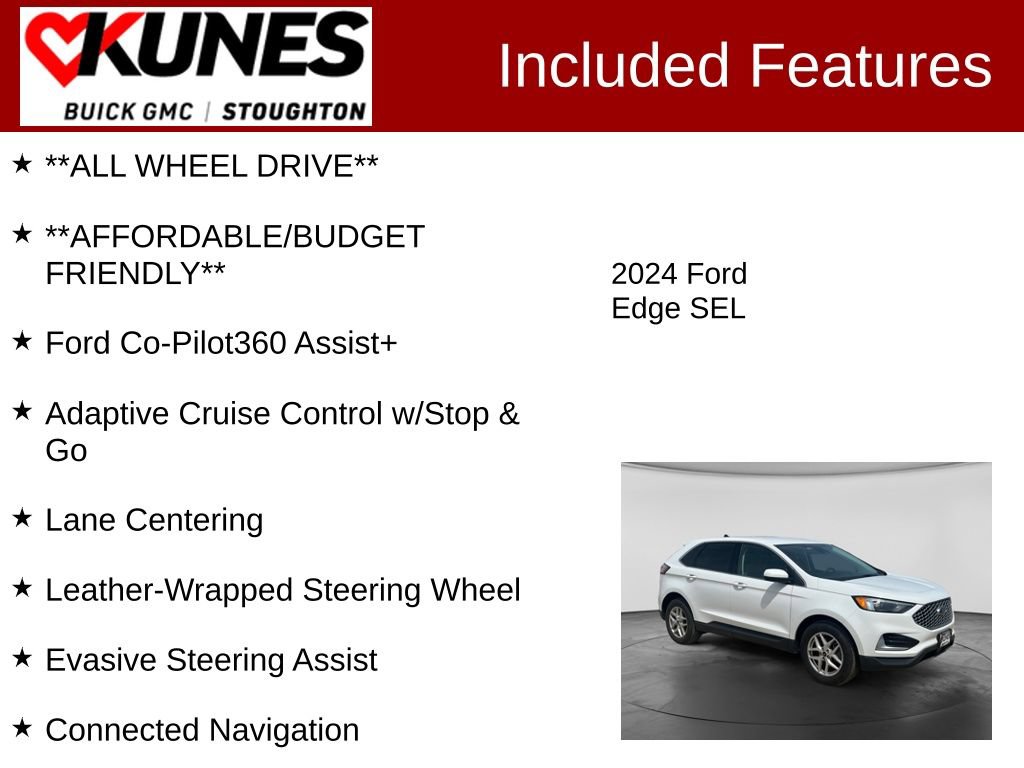 Used 2024 Ford Edge SEL AWD/4WD image 3