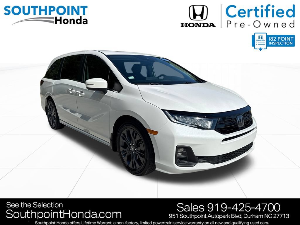 Certified 2025 Honda Odyssey Touring