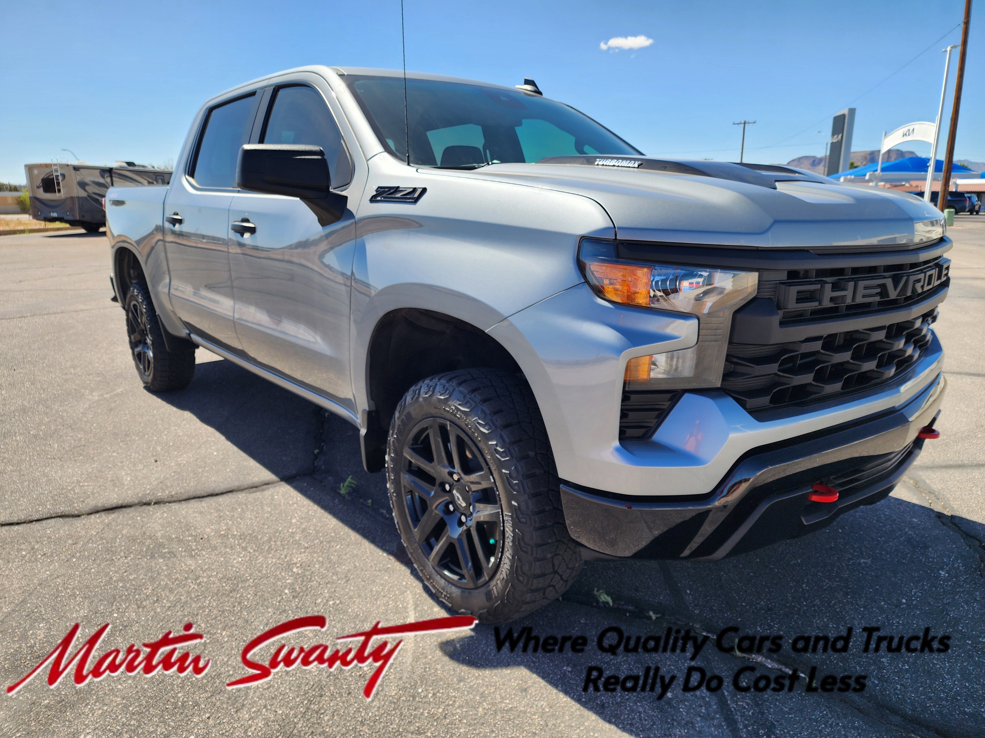 Used 2024 Chevrolet Silverado 1500 Custom Trail Boss w/ LPO, Dark Essentials Package