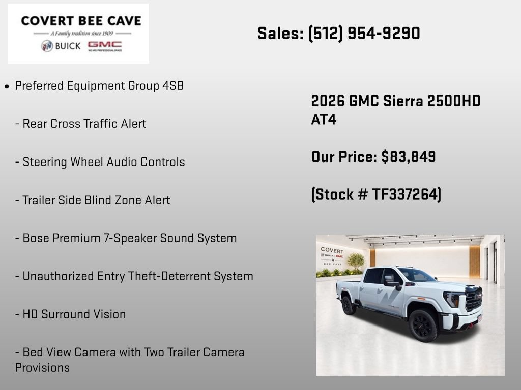 New 2026 GMC Sierra 2500 AT4 w/ AT4 Premium Plus Package AWD/4WD image 31