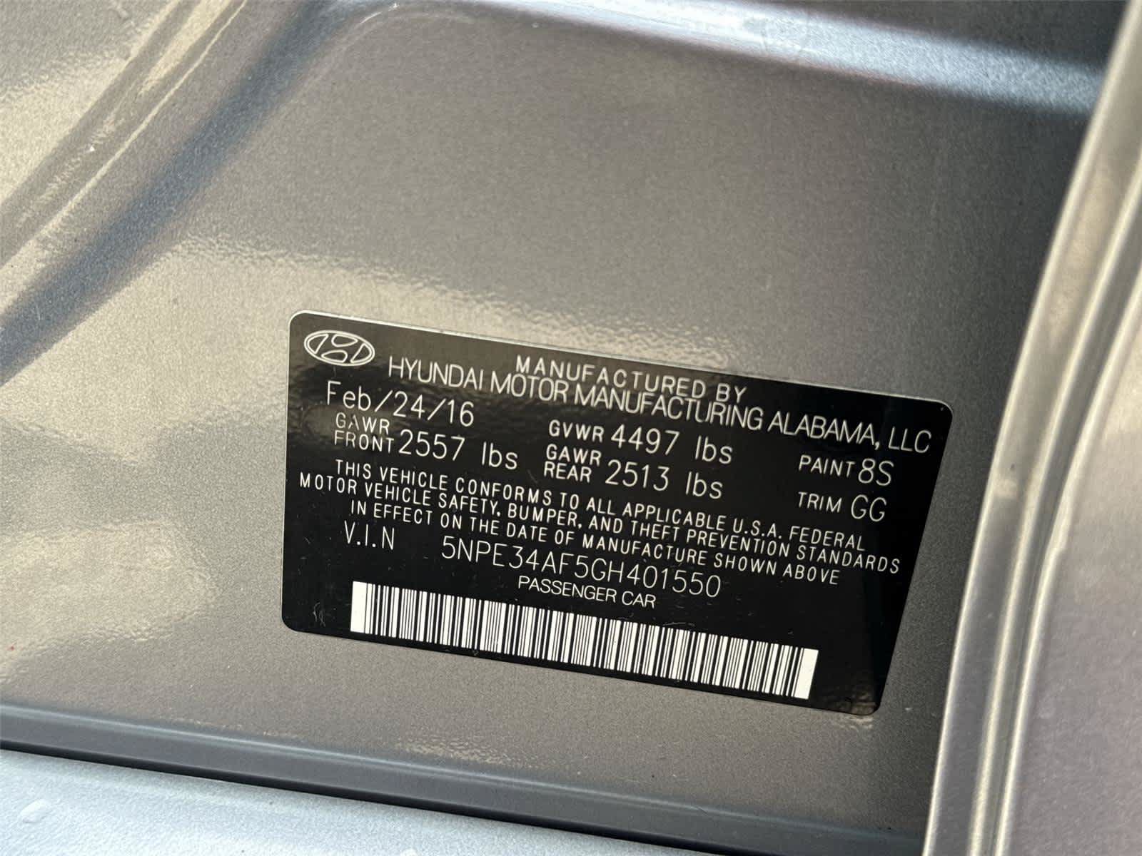 Used 2016 Hyundai Sonata Limited w/ Option Group 05 FWD image 32