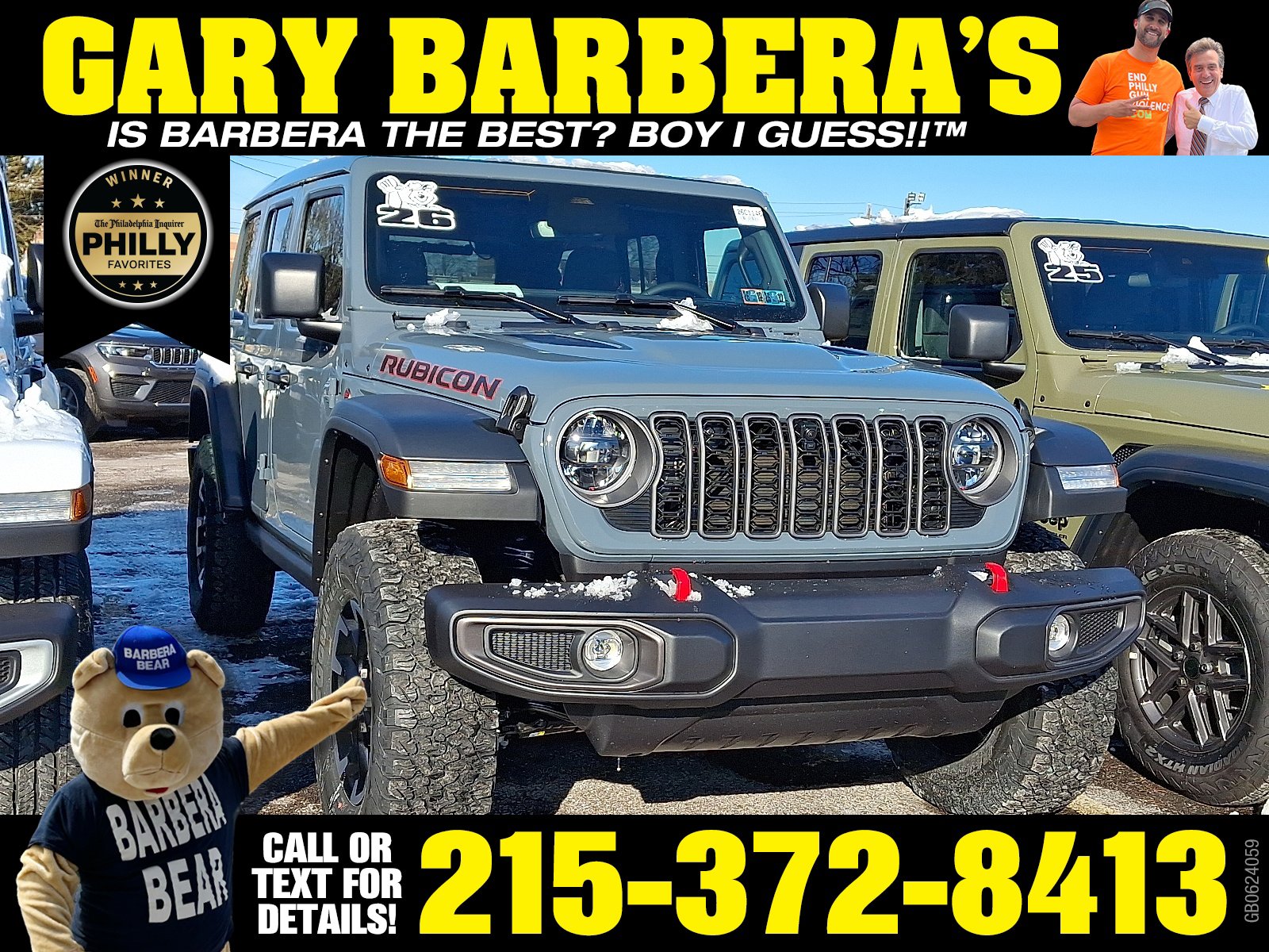 New 2026 Jeep Wrangler Unlimited Rubicon w/ Technology Group