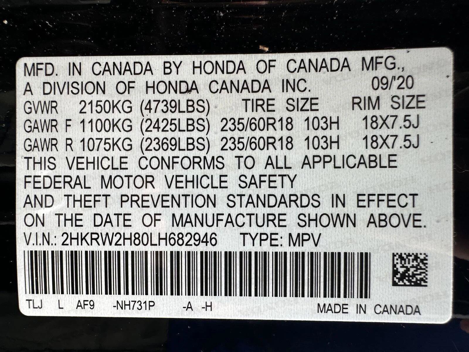 Used 2020 Honda CR-V EX-L image 14