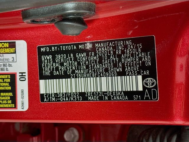 Used 2015 Toyota Corolla S image 29