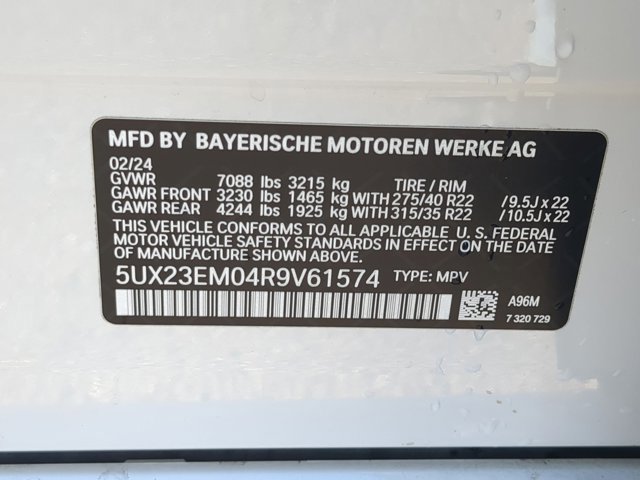 Used 2024 BMW X7 xDrive40i w/ M Sport Package image 28