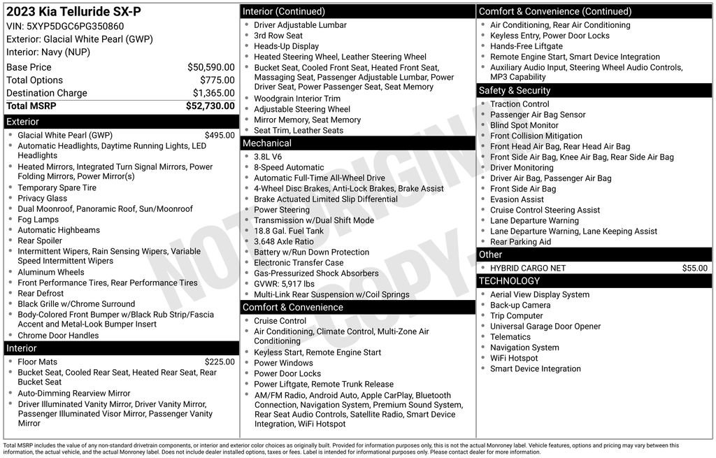 Used 2023 Kia Telluride SX Prestige image 6