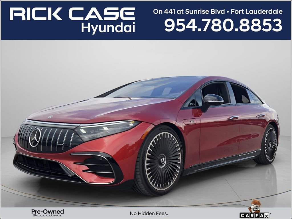 Used 2022 Mercedes-Benz EQS AMG 4MATIC w/ Exclusive Trim Package image 1