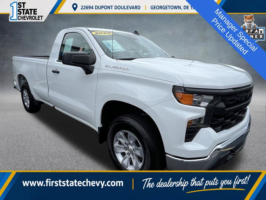 Used 2025 Chevrolet Silverado 1500 W/T RWD image 1