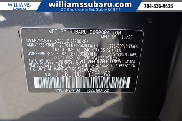New 2026 Subaru Outback Limited w/ Premium/Limited Package AWD/4WD image 25