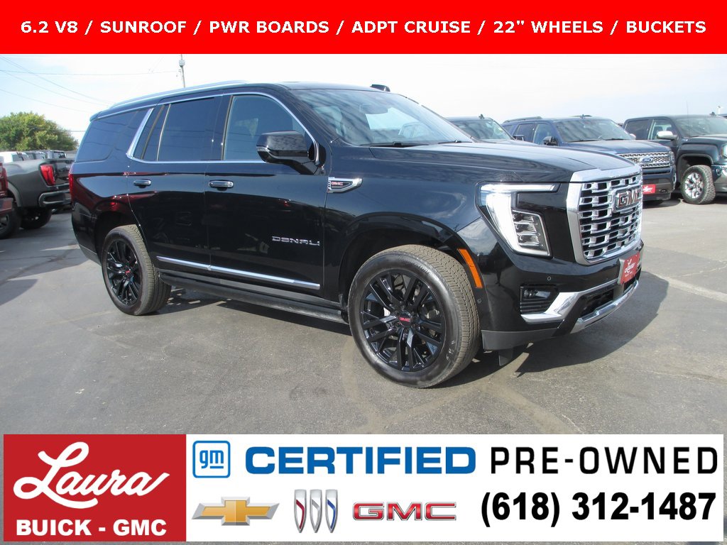 Certified 2025 GMC Yukon Denali w/ Sun & Power Step Package