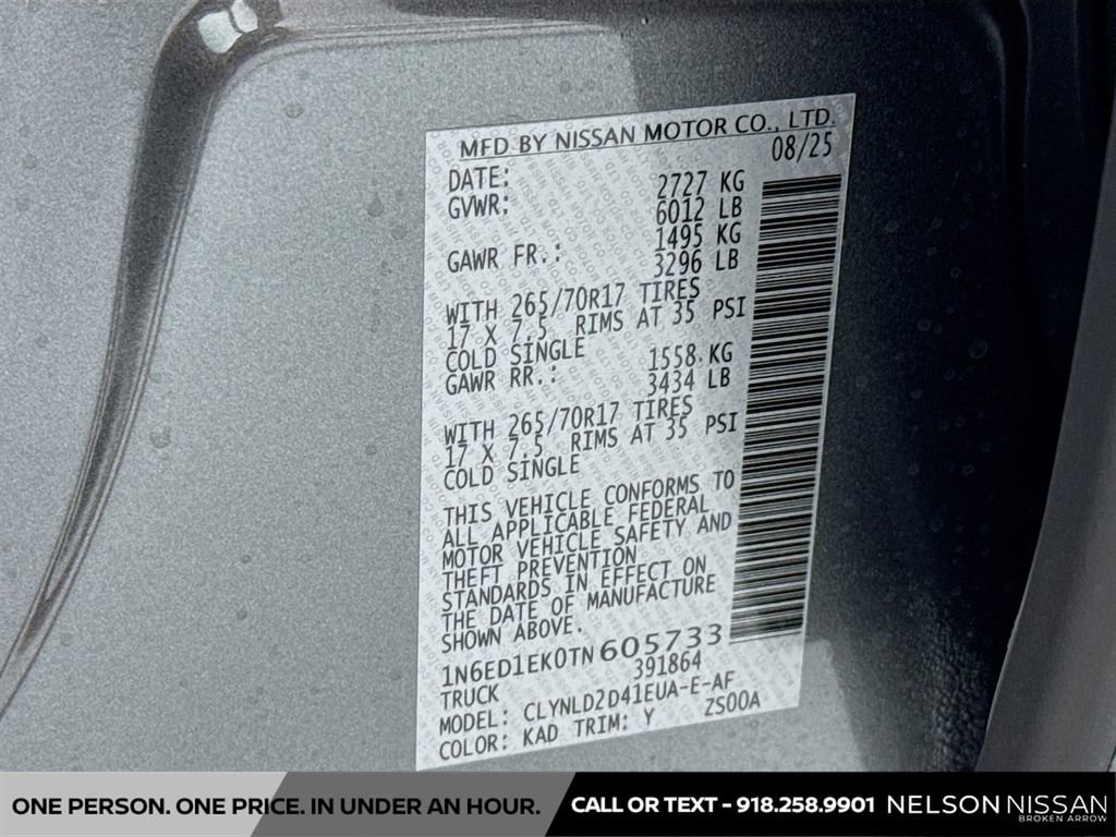 New 2026 Nissan Frontier PRO-4X w/ Pro Premium Package image 33