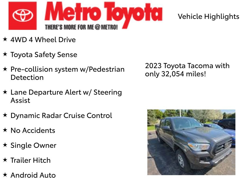 Used 2023 Toyota Tacoma SR AWD/4WD image 8