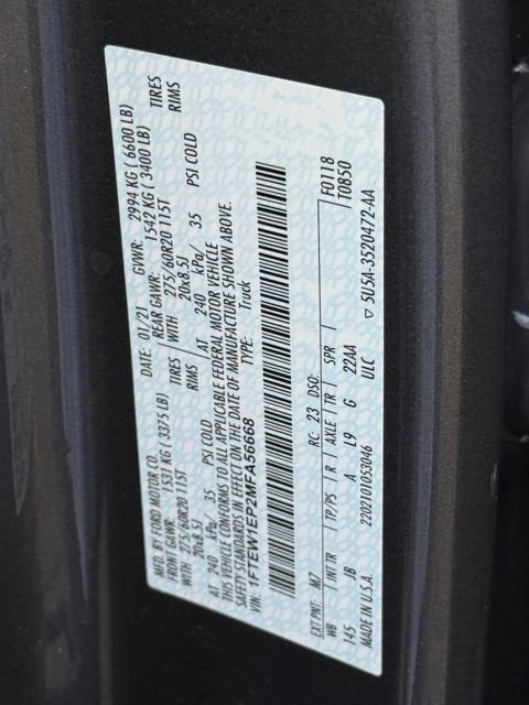 Used 2021 Ford F150 XL w/ STX Appearance Package AWD/4WD image 31