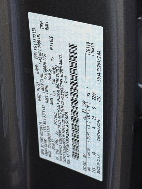 Used 2021 Ford F150 XL w/ STX Appearance Package AWD/4WD image 31