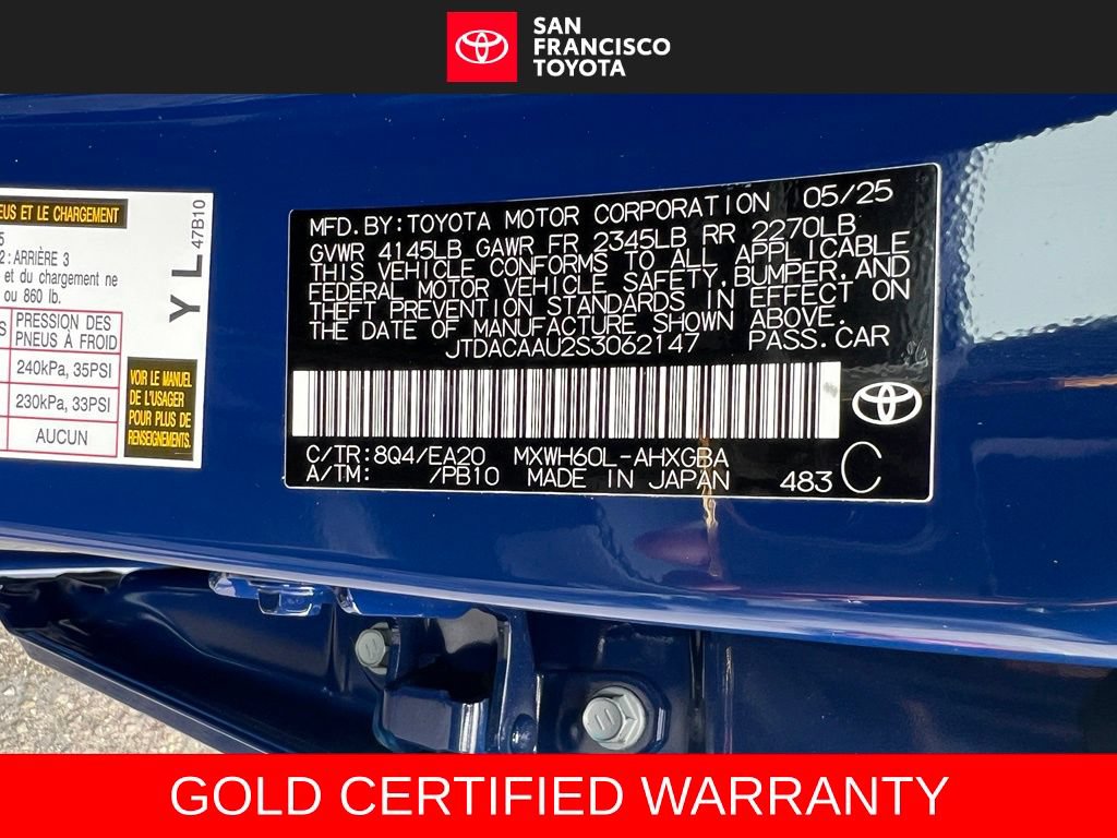 Certified 2025 Toyota Prius XLE FWD image 40